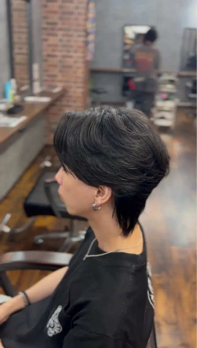 【🔥メンズ限定🔥】✨センターパート+カルマパーマ+シャンプーの写真