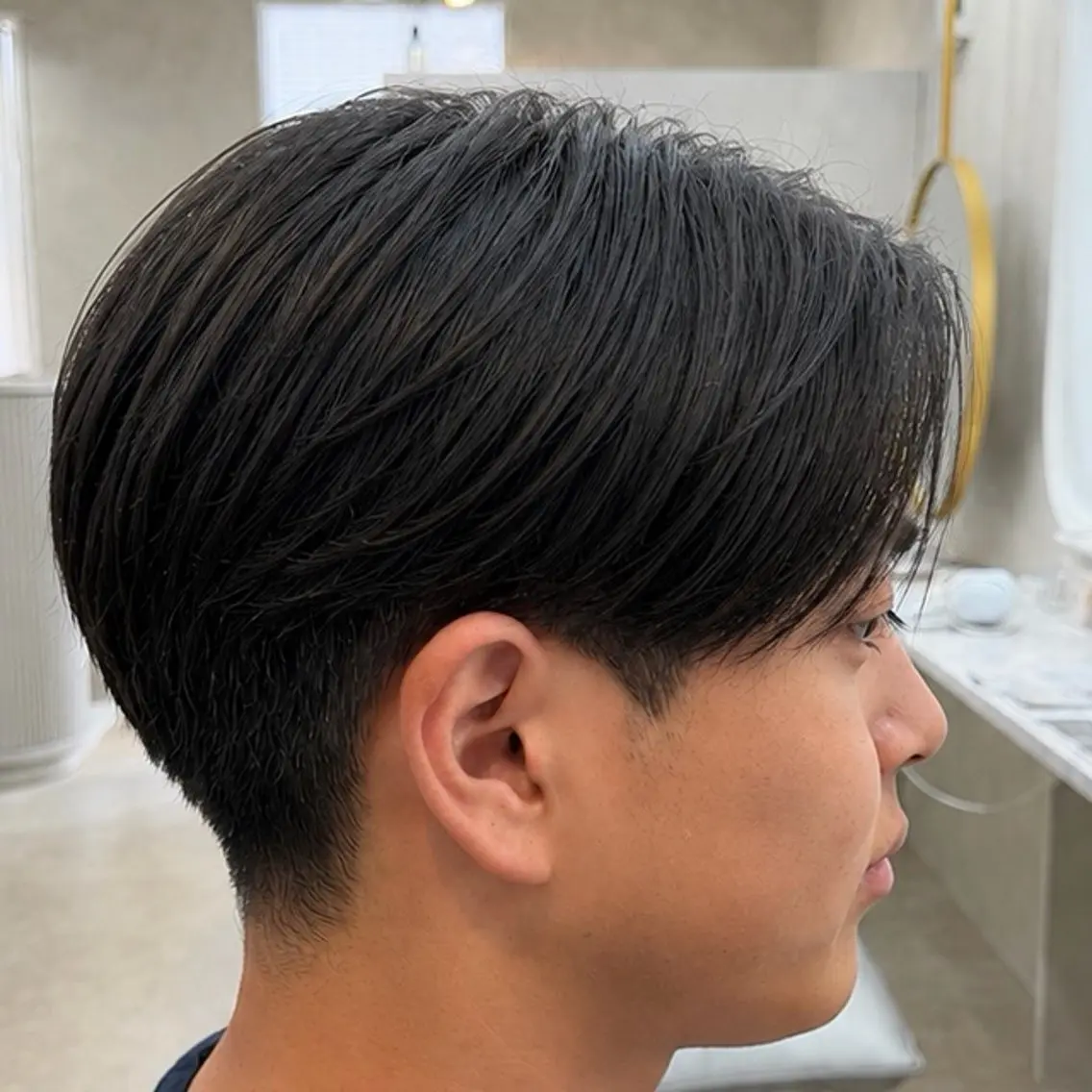 メンズ カット ニュアンスパーマ🌀 毛流れ🩶イザベラのヘアスタイル