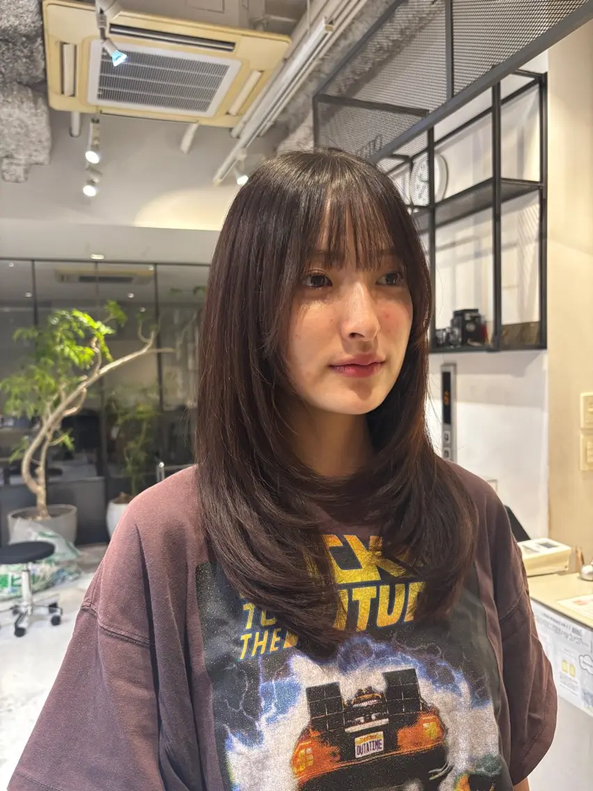 ロング FILMS Rinoのヘアスタイル