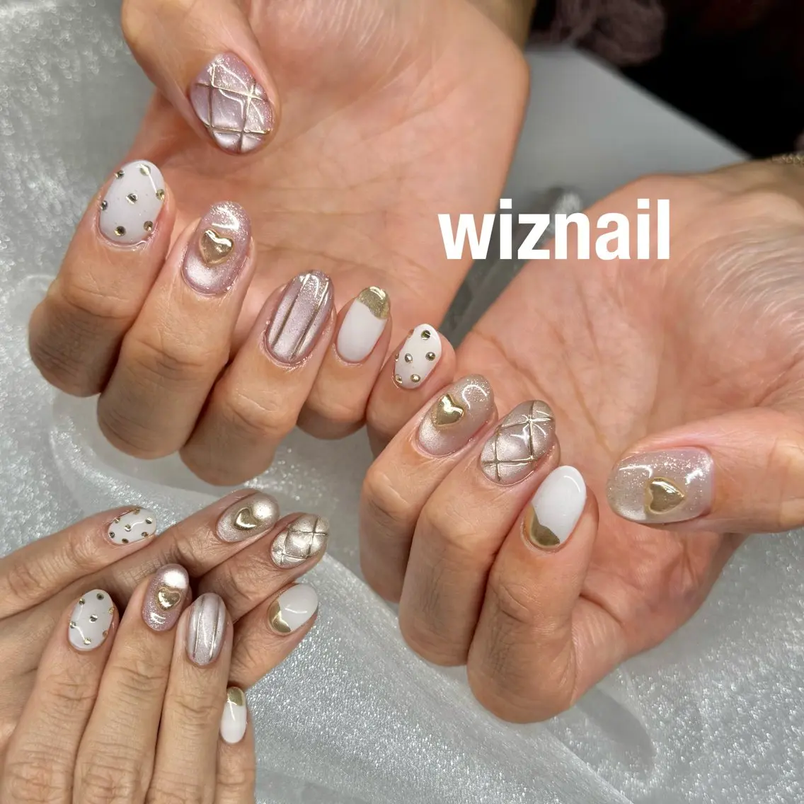 ネイル 持ち込み ハンドネイル Wiznail YUMEのネイルデザイン