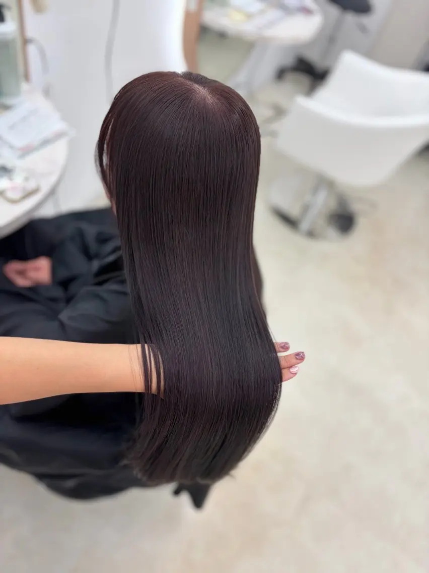 ロング カラー ヘアカラー トリートメント 🎀mai 似合わせ ×トレンドヘア🎀のヘアスタイル