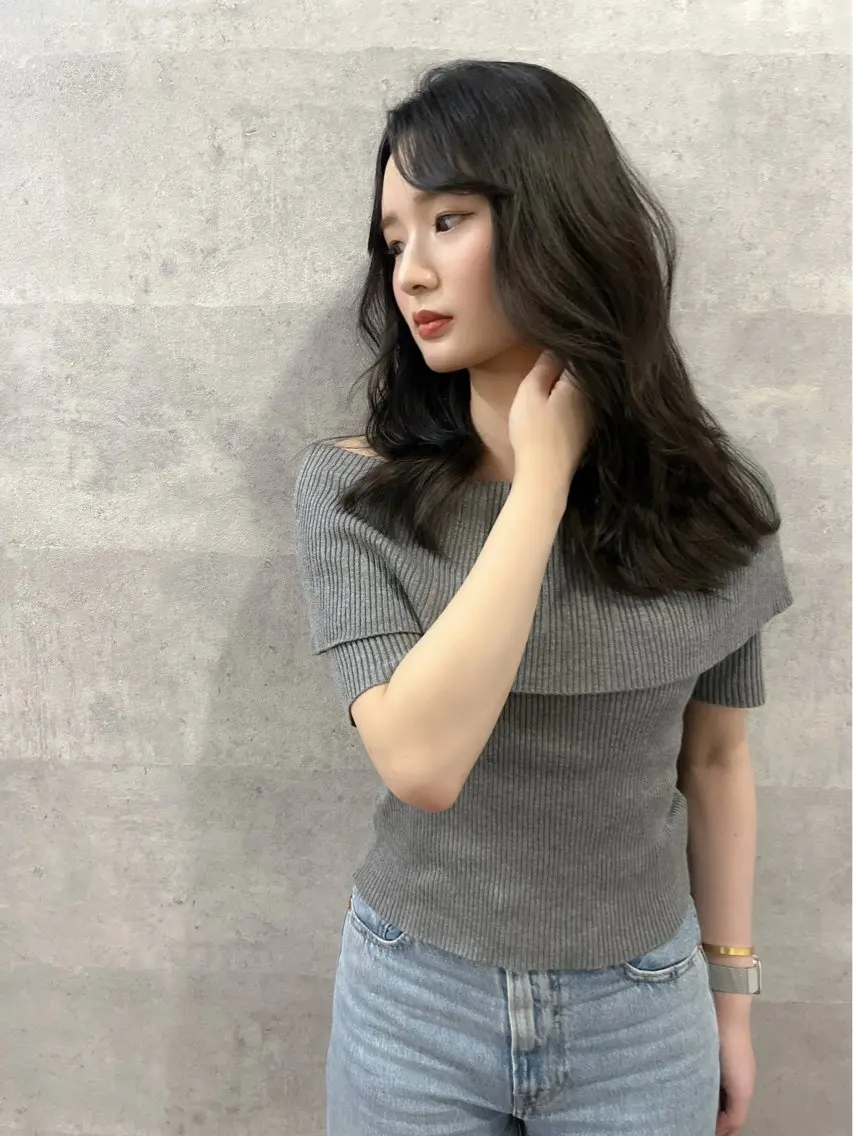 ロング カラー カット ヘアカラー トリートメント Grow by NYNY 坂本 理輝のヘアスタイル