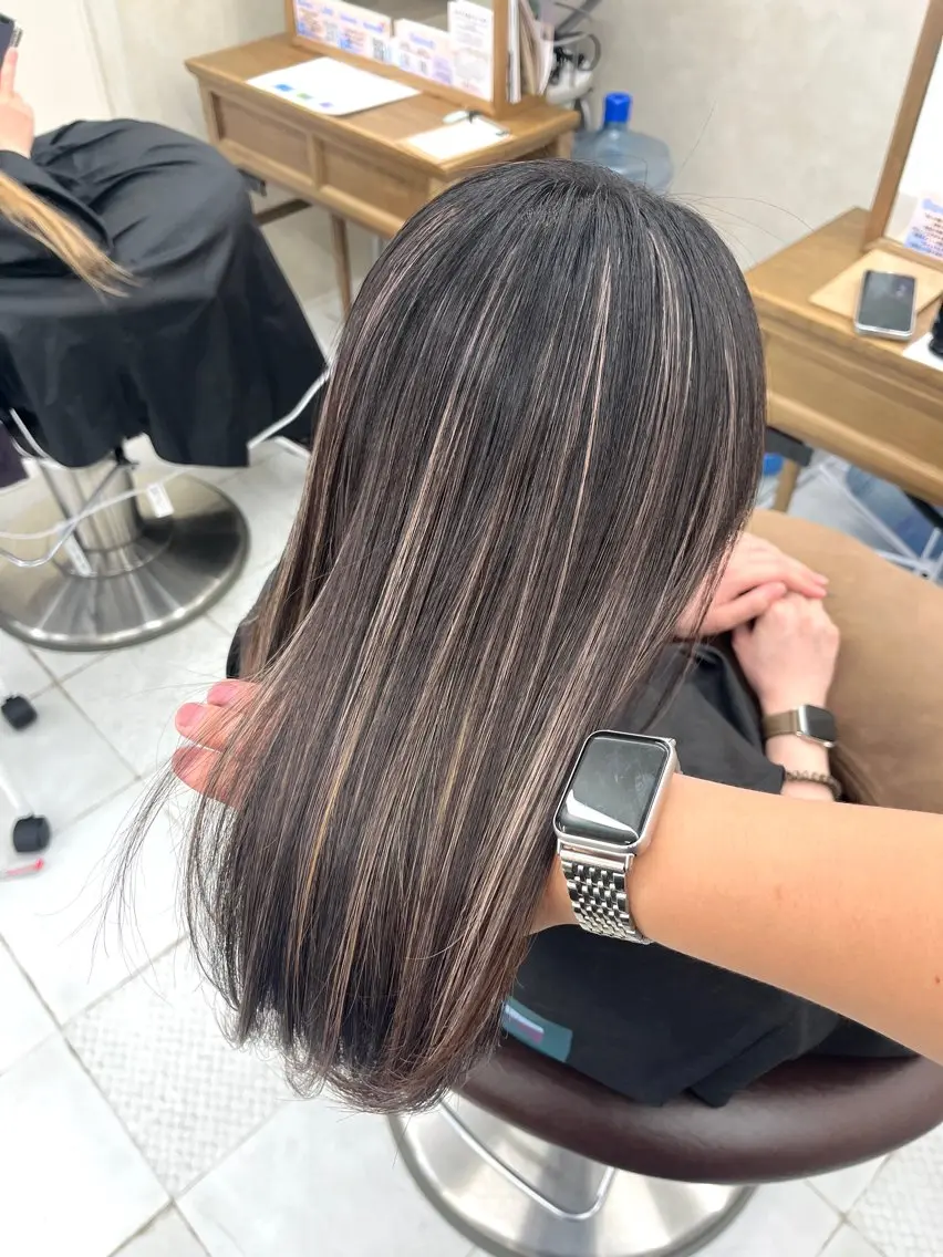 ミディアム 縮毛矯正 縮毛矯正専門💎/ 髪質改善ストレートのヘアスタイル