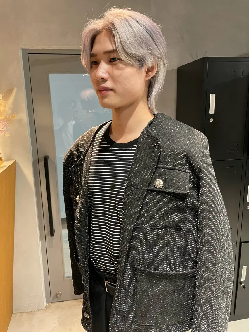 ミディアム カラー パーマ ヘアアレンジ メンズ キッズ ヘアカラー トリートメント ヘアセット メンズ特化 しゅうへいのヘアスタイル
