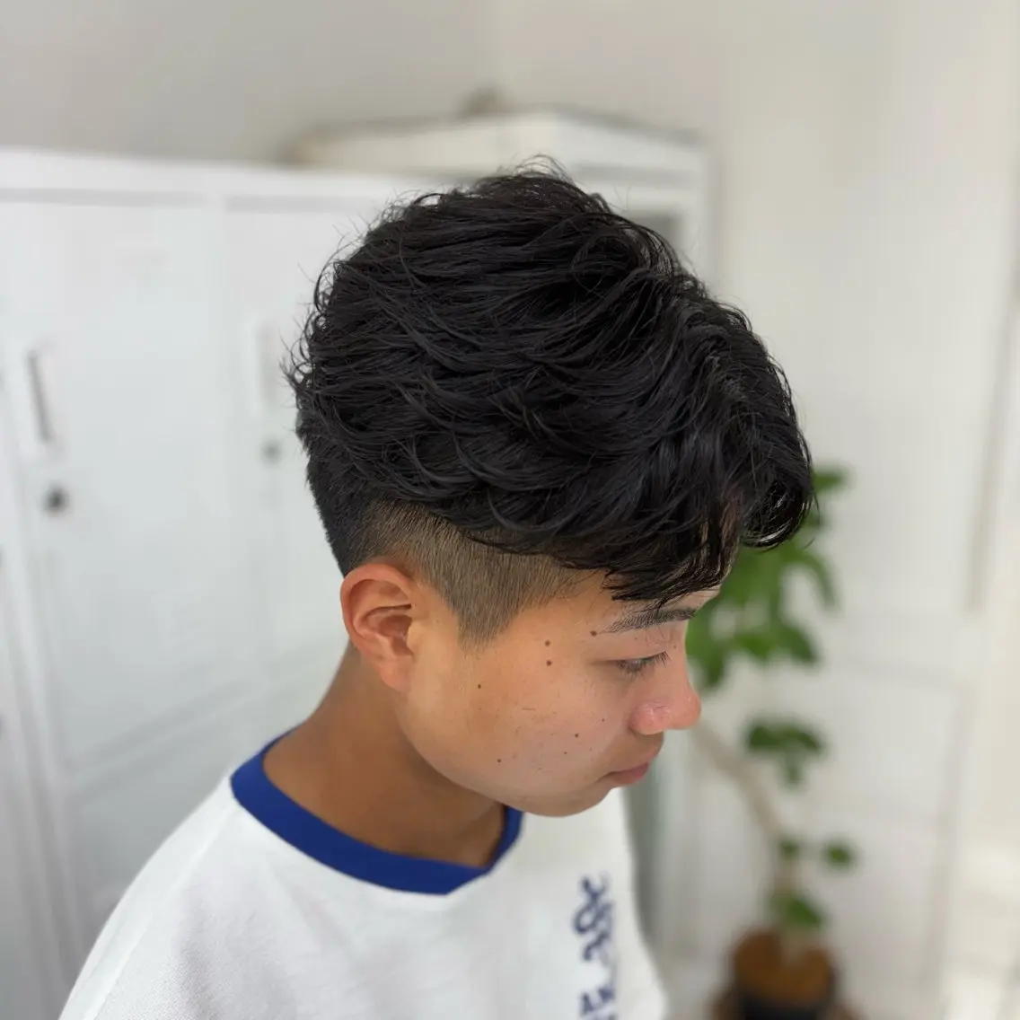 メンズ カット パーマ 阿部 渓太のヘアスタイル