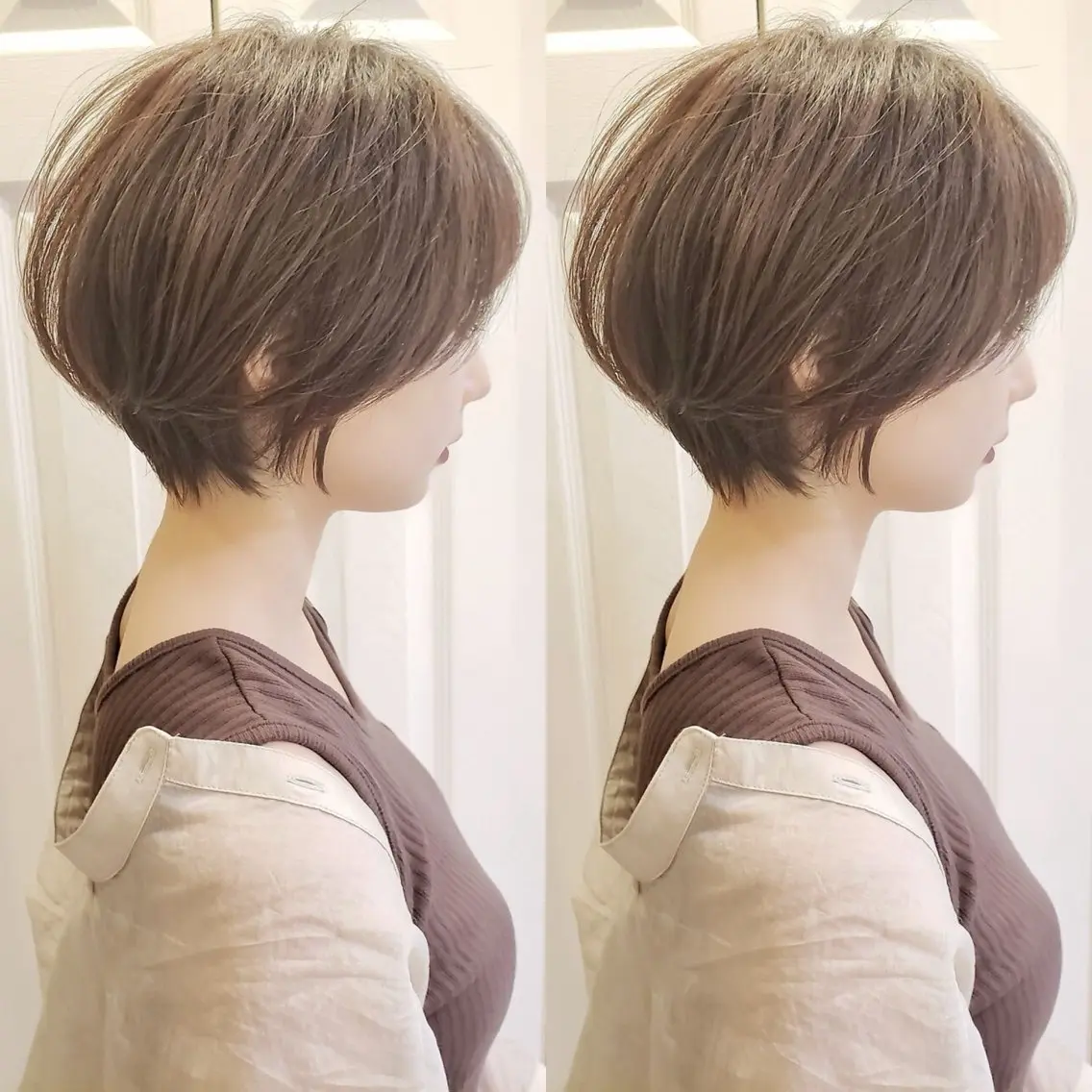 ショート カラー ショートヘア ♥️似合わせボブ/ 縮毛矯正/大和田拓夢のヘアスタイル