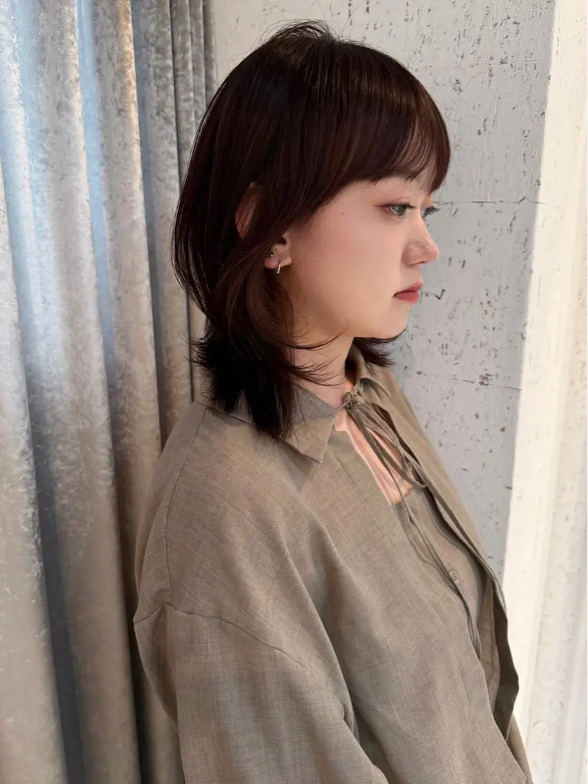 ミディアム カラー カット ヘアカラー トリートメント mai / linoah˚✧のヘアスタイル