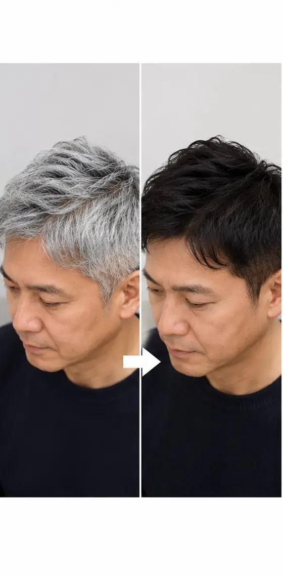 カラー メンズ ビジネス ヘアカラー men'sヤマカワ /【明松】のヘアスタイル