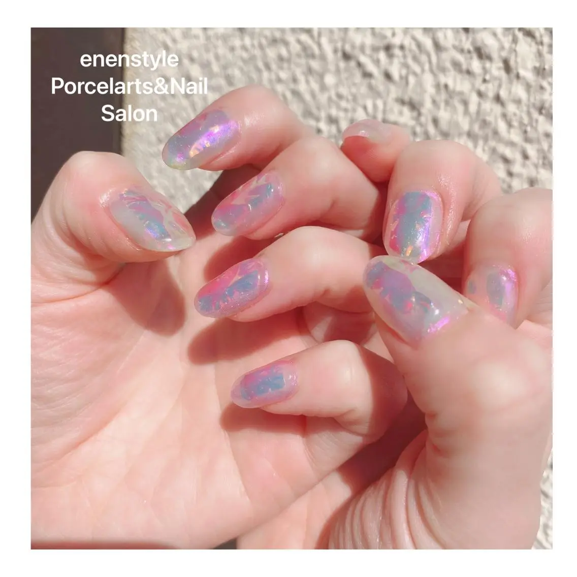 ミディアム ネイル 🐾enen style 🐾のネイルデザイン
