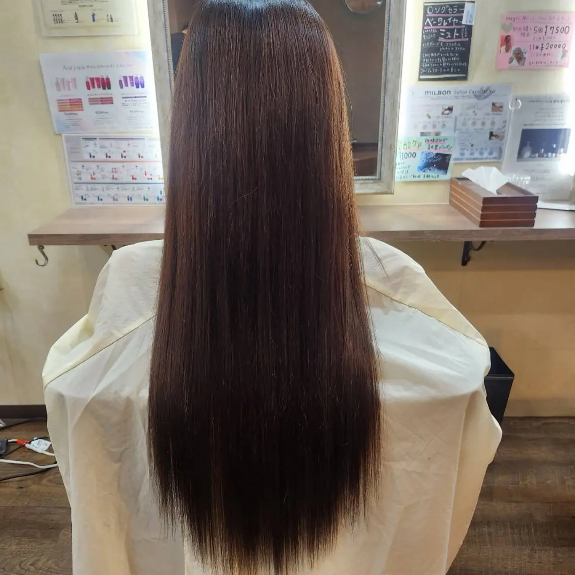 ロング シールエクステ エクステ ロング カット エクステ MagicMush ✴︎シールエクステのヘアスタイル