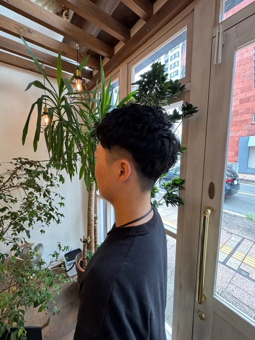 パーマ メンズ プチアルク 新田のヘアスタイル