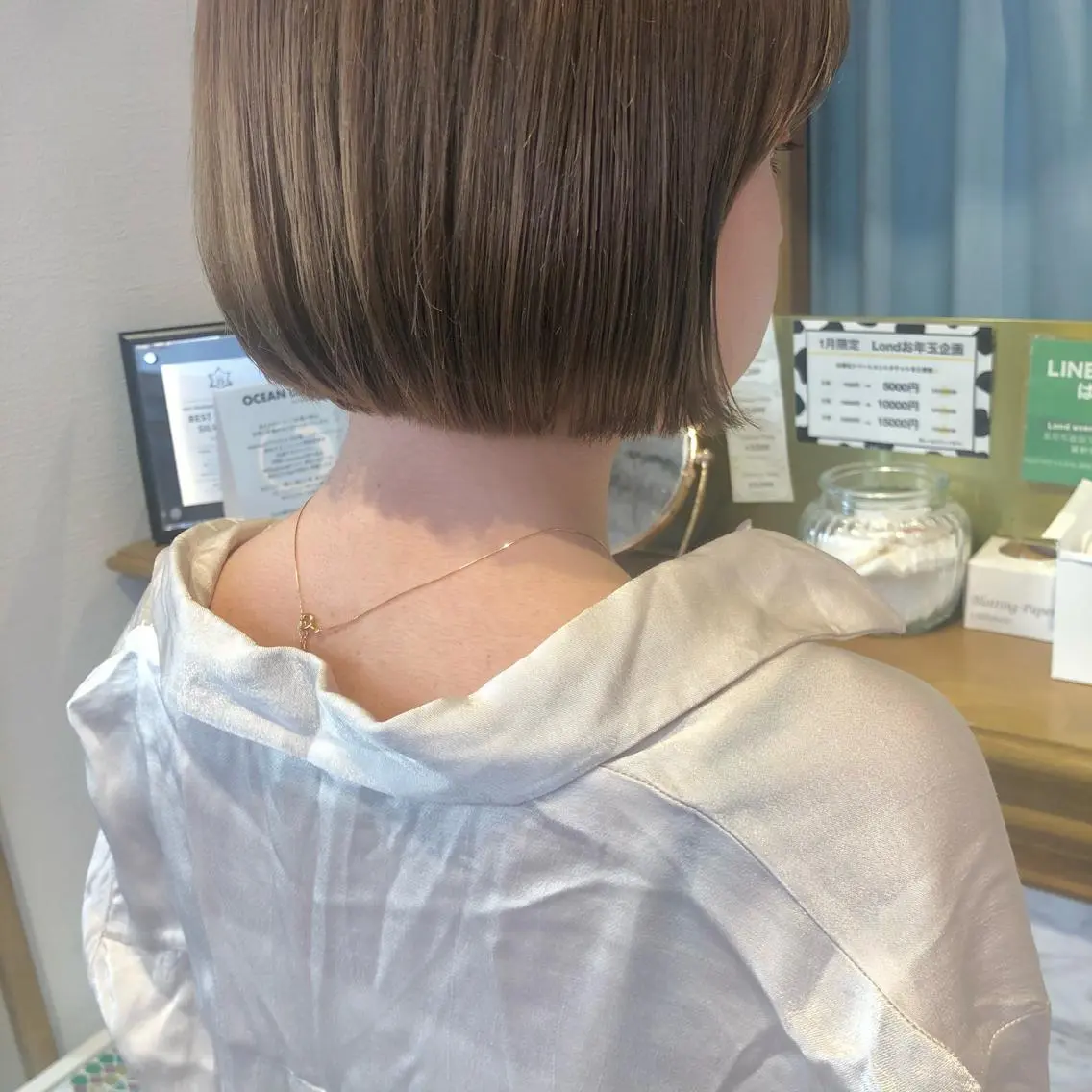 ✴️大人気✴️透明感カラー＋集中補修トリートメント　ワンカラーで綺麗に💫の写真