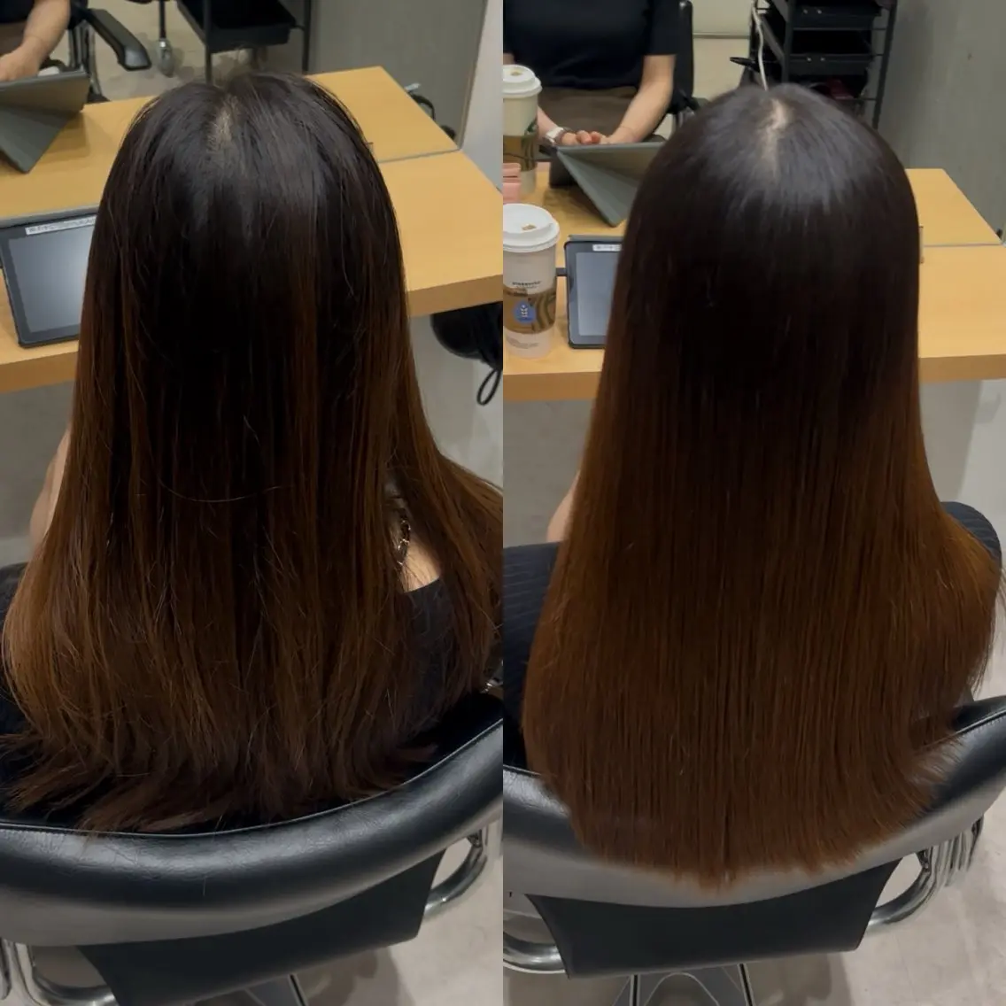 セミロング 髪質改善 トリートメント トリートメント 髪質改善ヘアケア 艶髪特化/上田のヘアスタイル