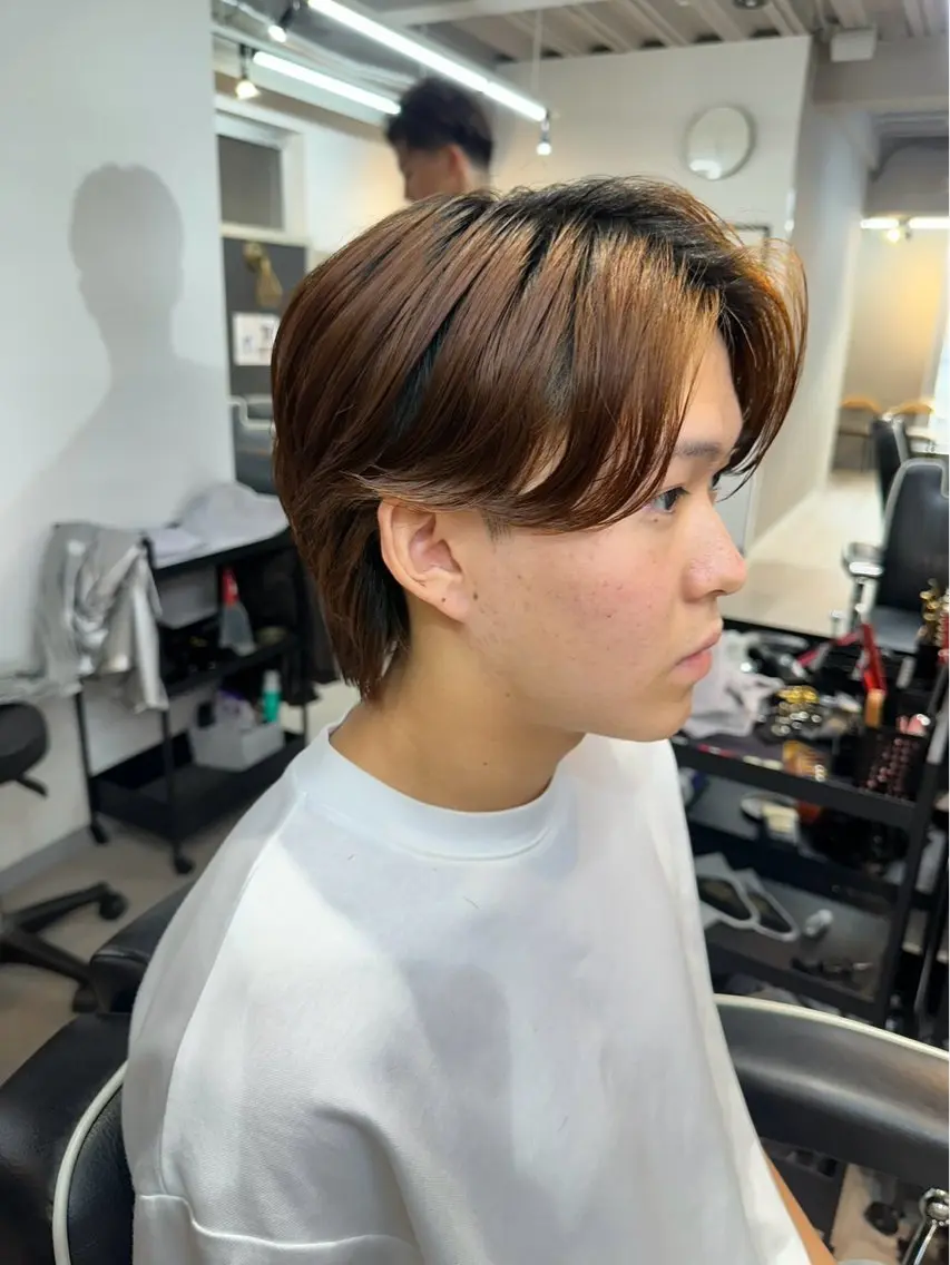 カラー メンズ コバヤシ カイトのヘアスタイル