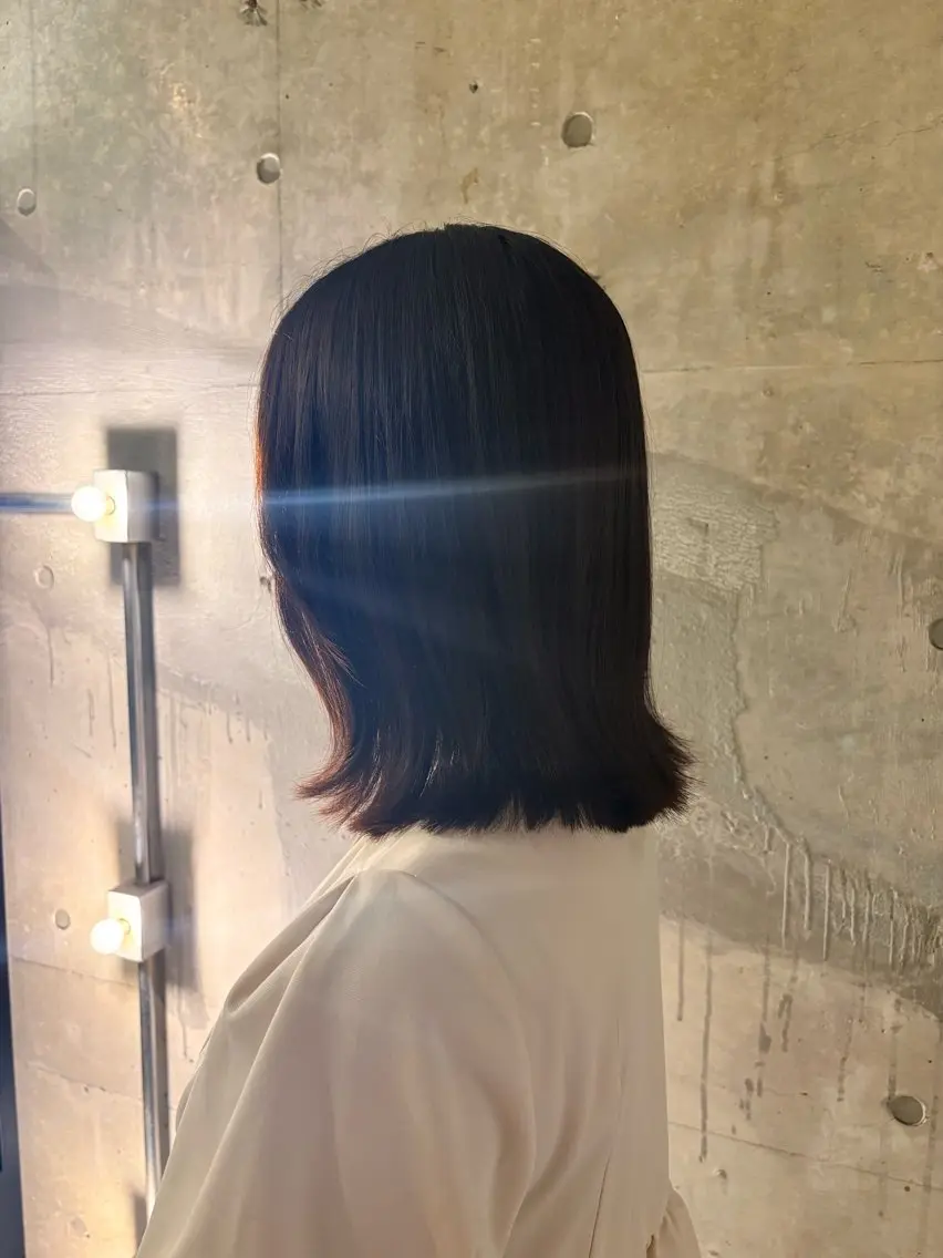 ミディアム ボブ 外ハネヘア kiri/ボブ・レイ ヤーカット🪐のヘアスタイル