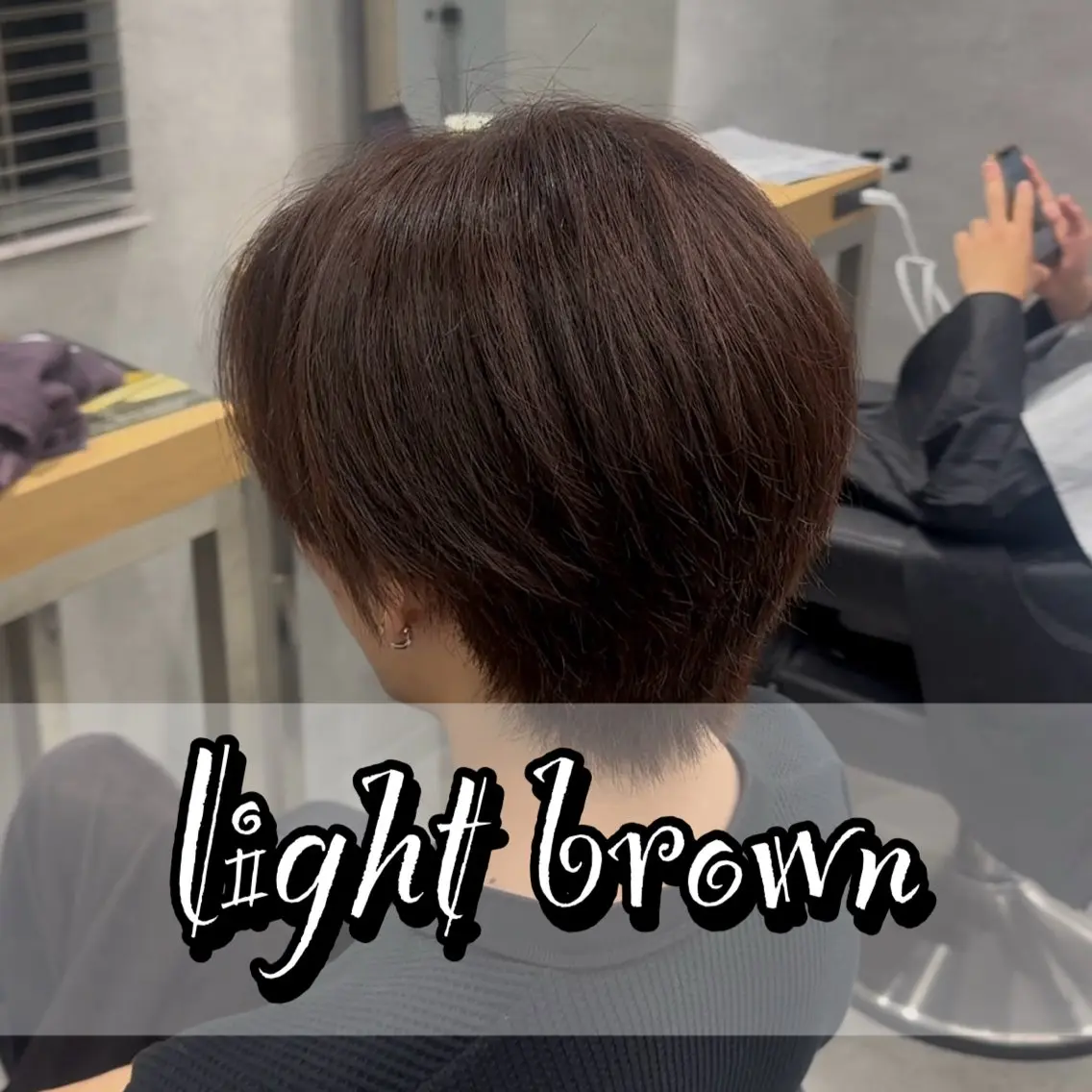 カラー メンズ ブラウンカラー カット ヘアカラー トリートメント メンズ特化🥀 ハイトーン🥀韓国系のヘアスタイル