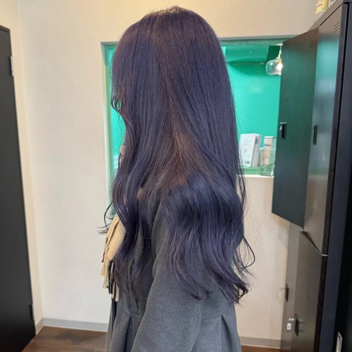ロング ヘアカラー ハイトーン🎀 MIYU💖のヘアスタイル