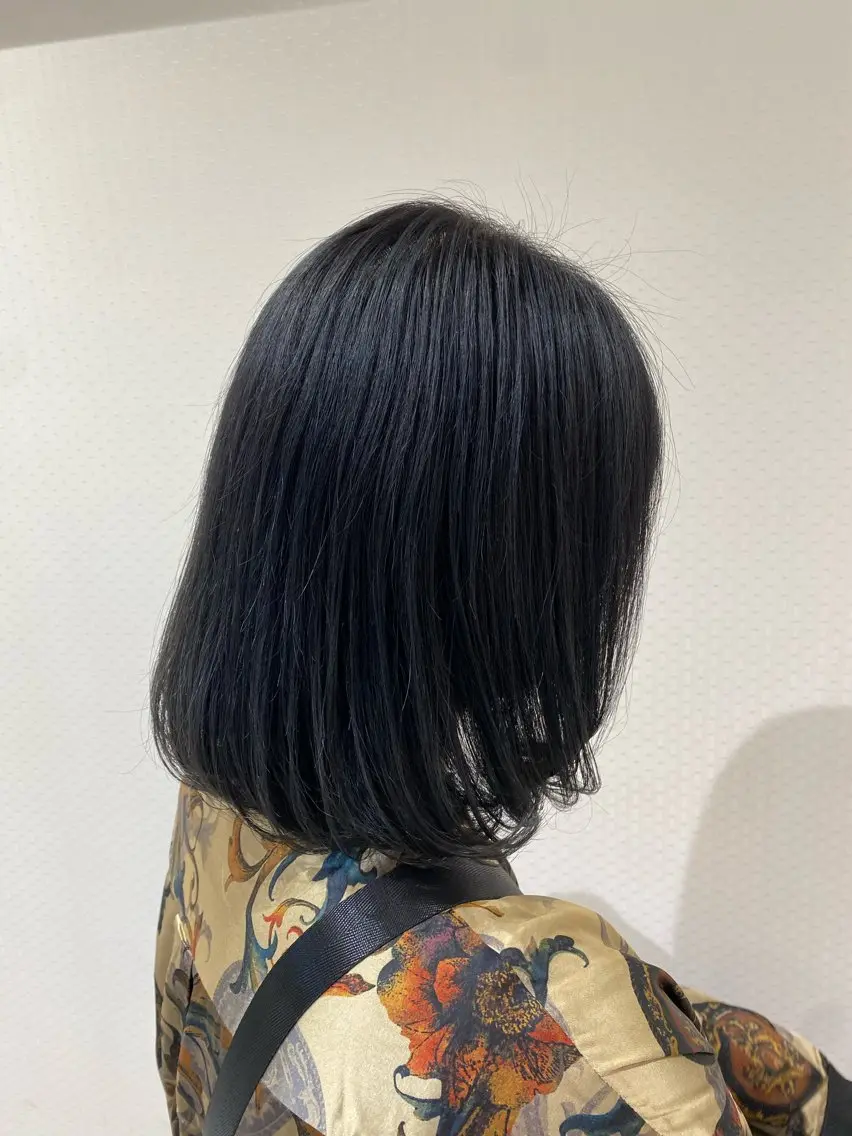ミディアム ボブ カット 石山 海斗のヘアスタイル