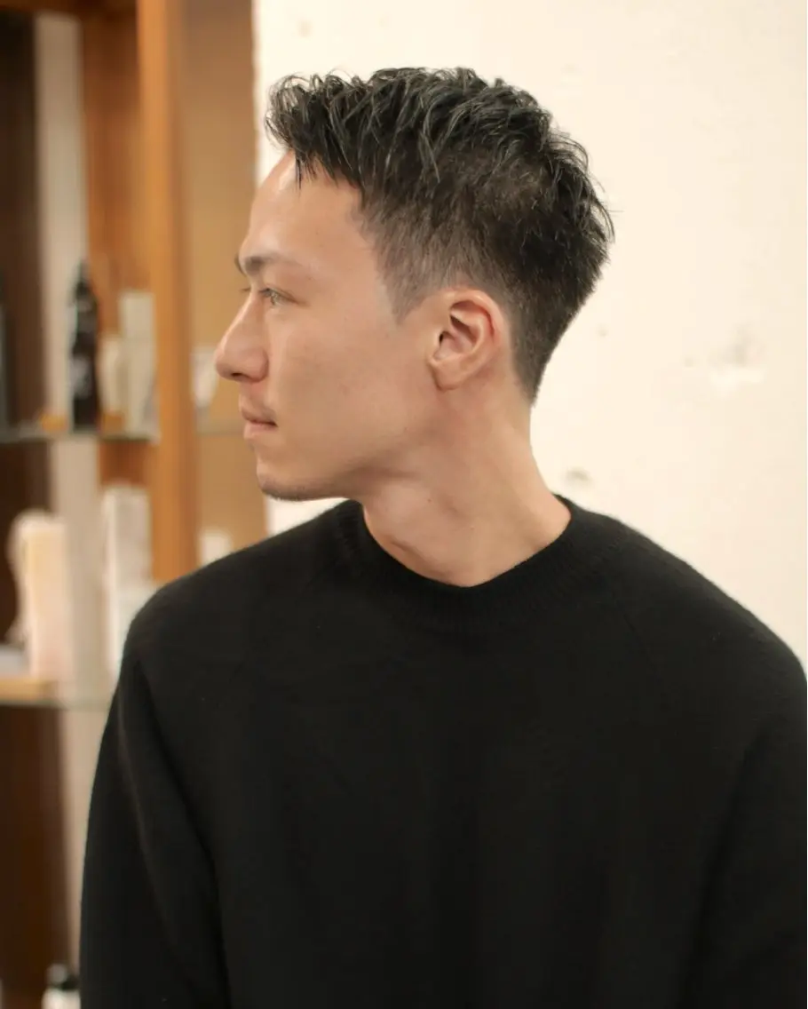 ショート メンズ カット 木村陸弥🌿似合わせ 再現性メンズヘアのヘアスタイル