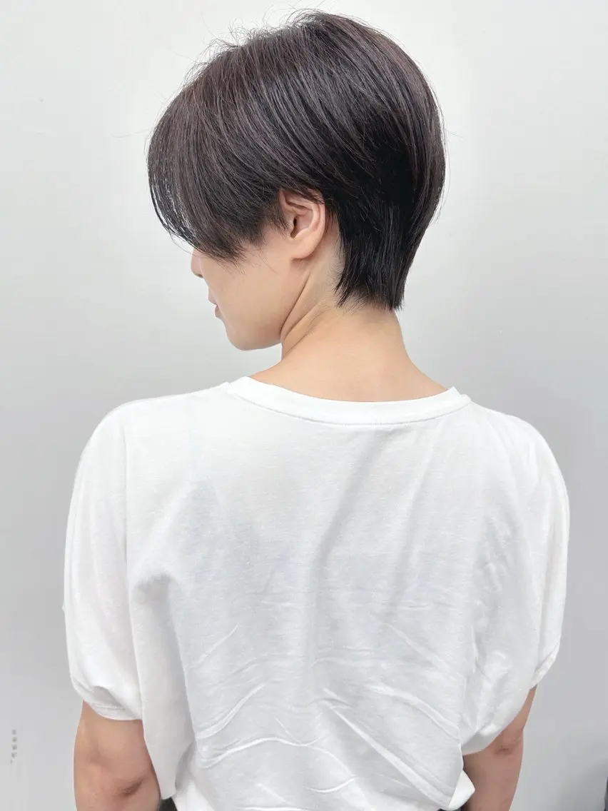 ショート カット ヘッドスパ ボブ/ゆるふわ ボブパーマ/とういのヘアスタイル