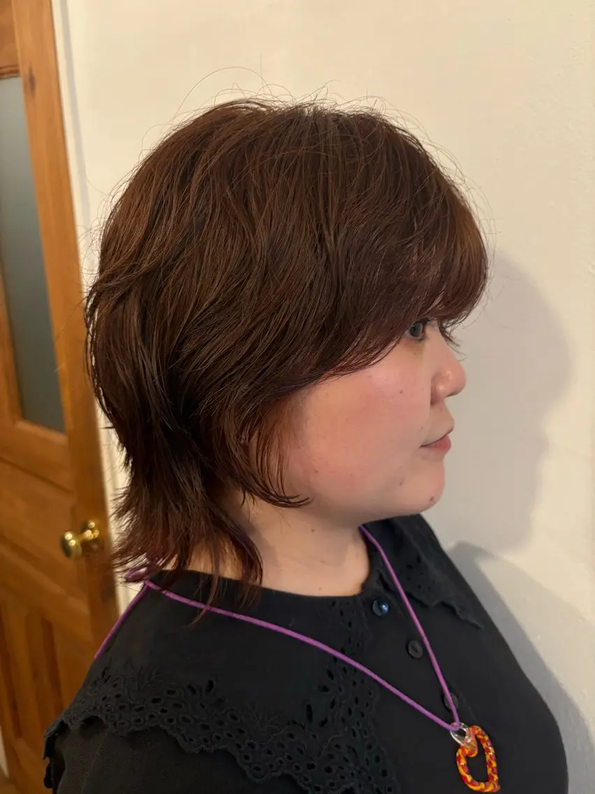 ショート カラー ブラウンカラー ショートヘア ウルフカット カット ヘアカラー トリートメント 【pejite】 小沼 勇貴のヘアスタイル