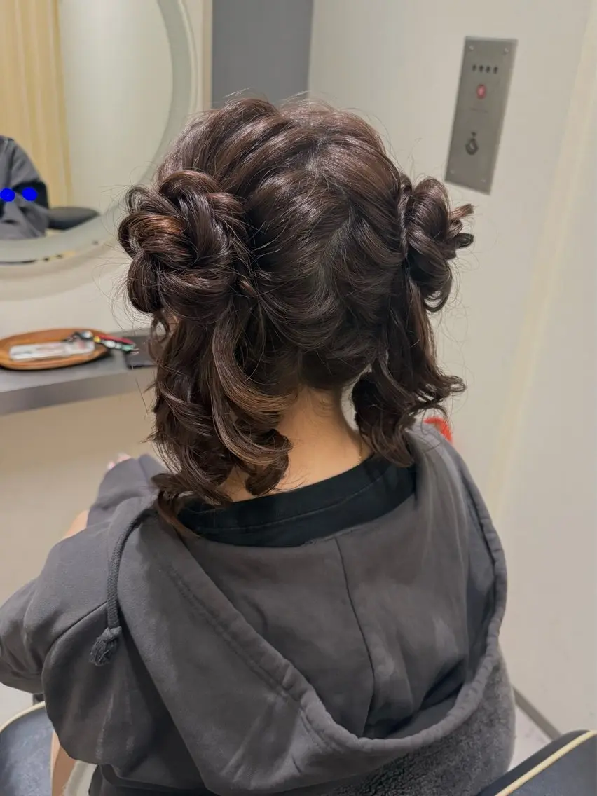 ヘアアレンジ ヘアセット 推し活・参列ヘア🎀 札幌ヘアセット専門のヘアスタイル
