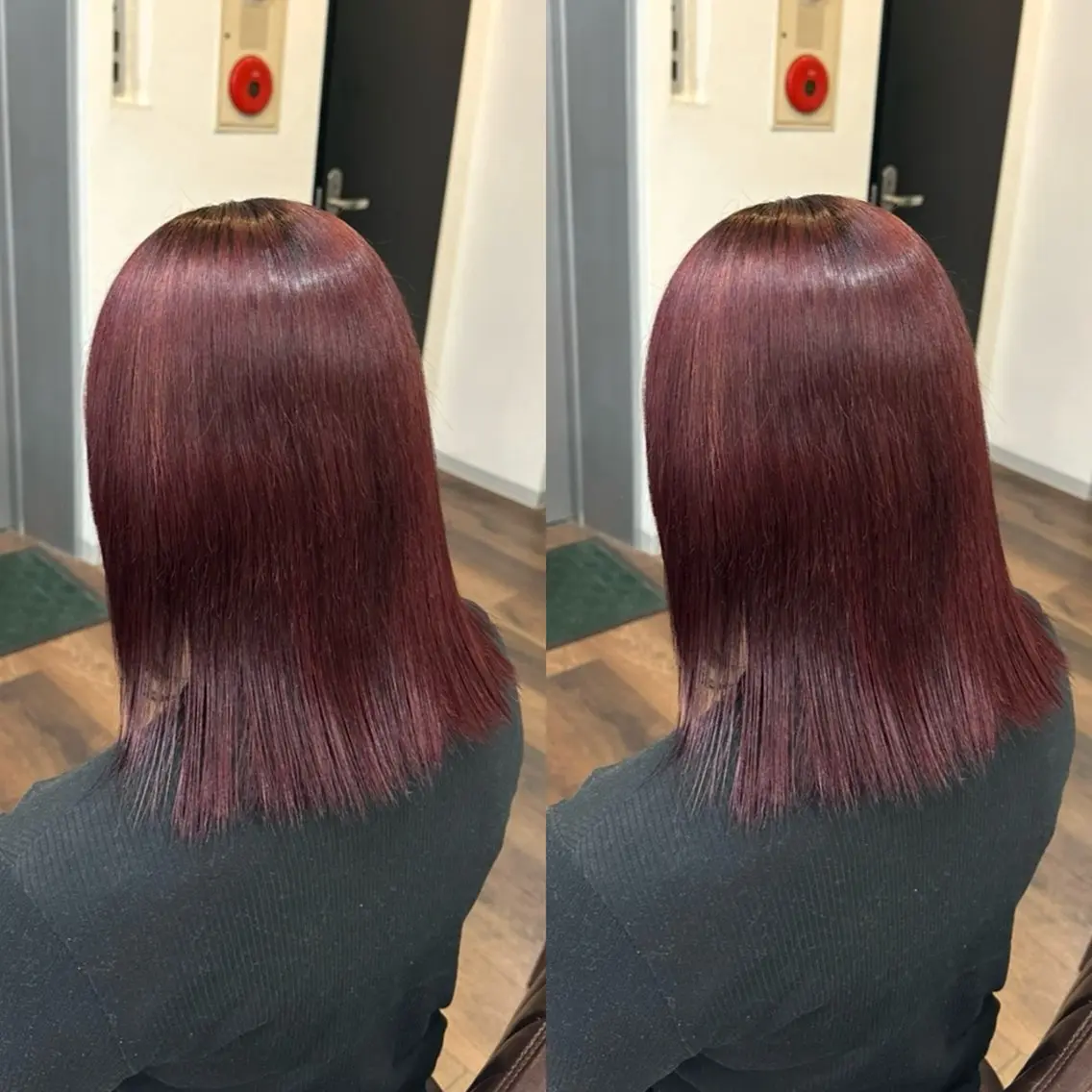 カラー ブラウンカラー レッドカラー slit kokoroのヘアスタイル