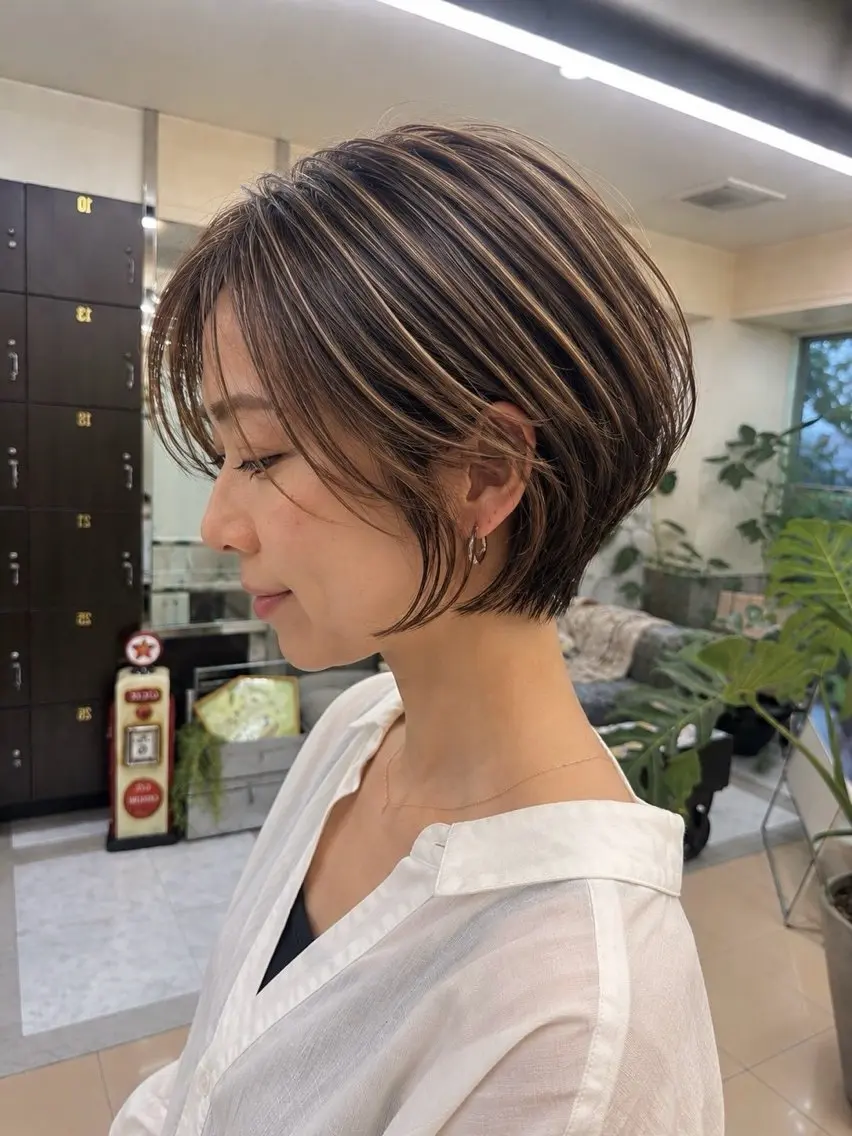ショート 菅野谷 琉那のヘアスタイル