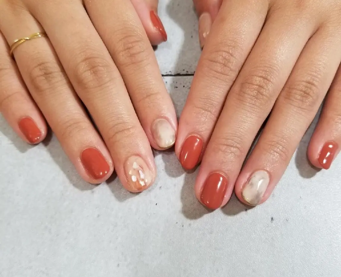 ネイル シンプルネイル nijiiro🌈 サトウのネイルデザイン