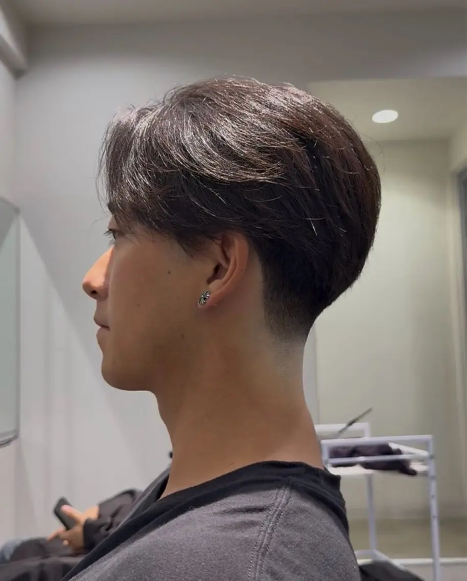 ミディアム カット メンズサロン lenis  ruiのヘアスタイル