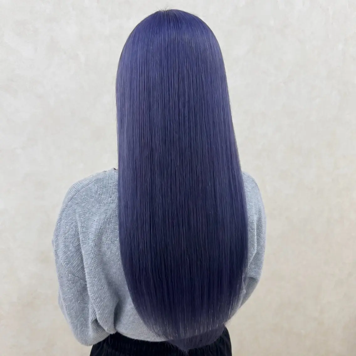 カラー ヘアカラー トリートメント ヘッドスパ 透明感/低ダメージ インナー🩵角田紗雪のヘアスタイル