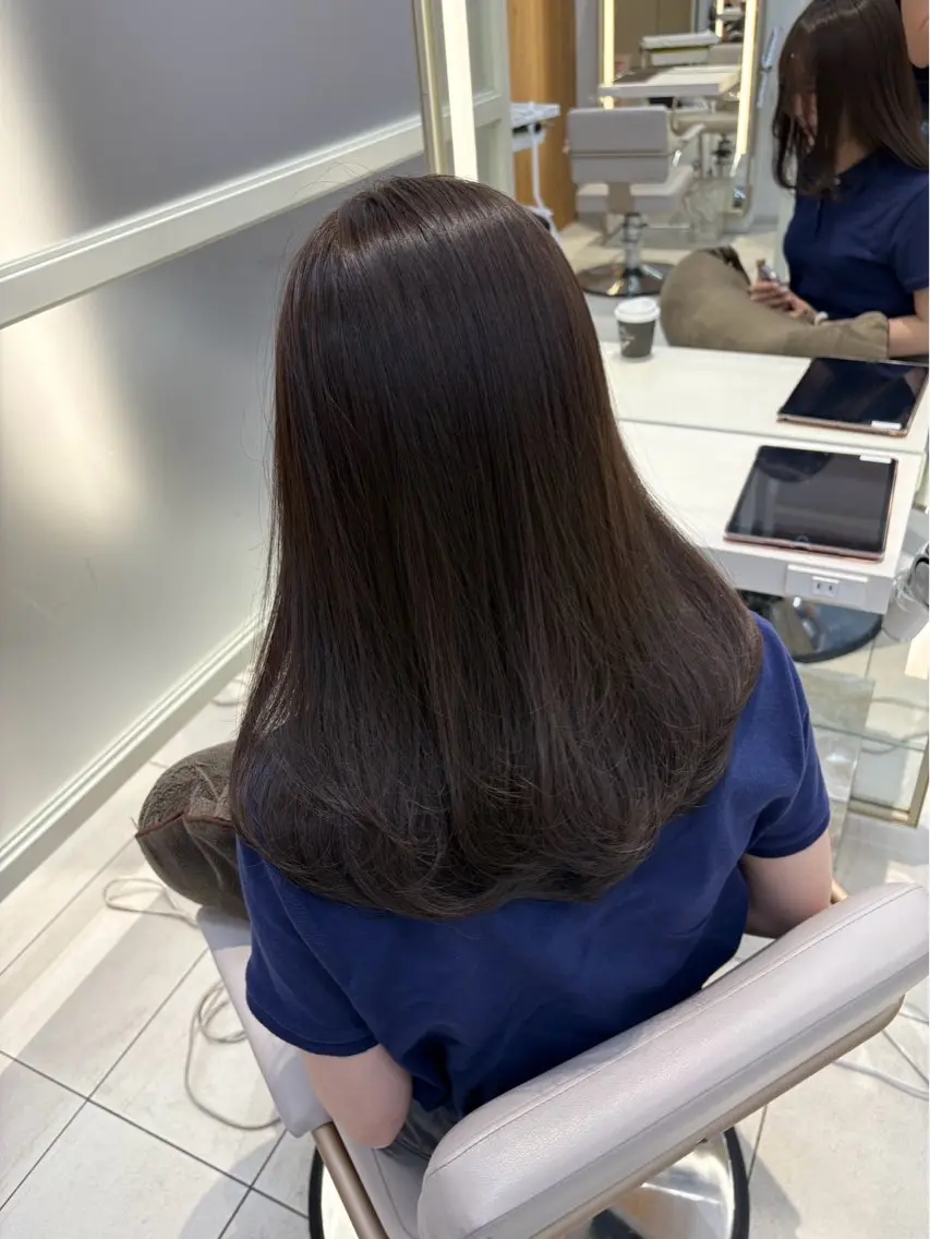 ロング カラー ヘアカラー 透明感カラー🌈 sena✨のヘアスタイル