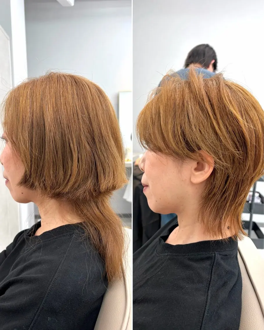 ショート カット 透明感カラー/ レイヤー/のりとみのヘアスタイル