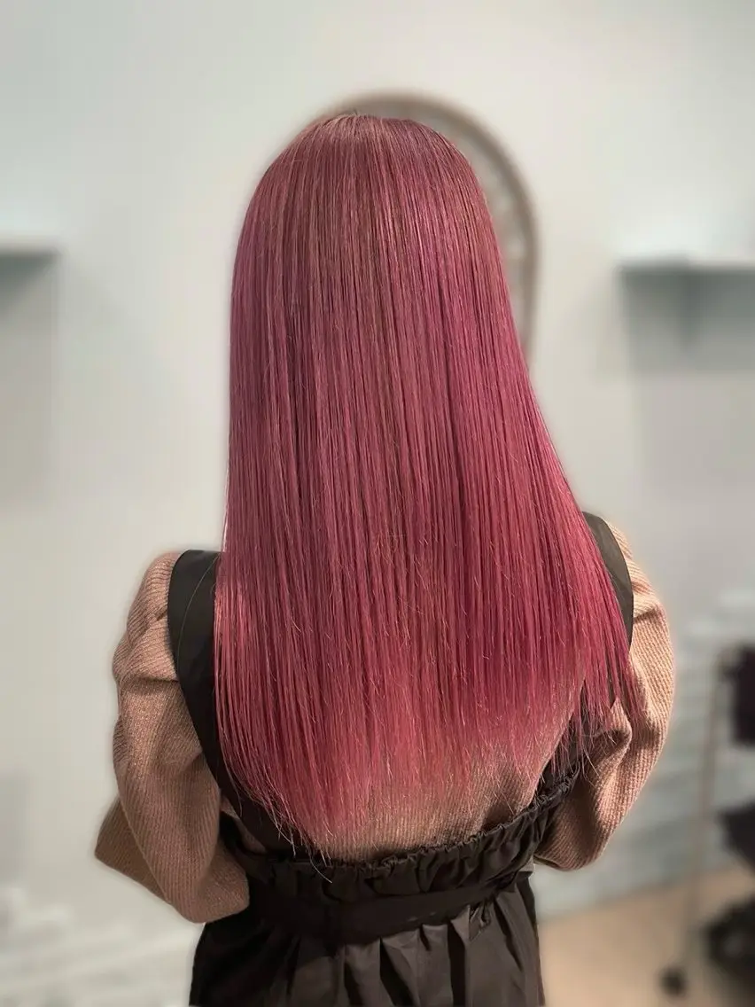 ミディアム カラー パーマ ヘアアレンジ メンズ キッズ ヘアカラー トリートメント レイヤー×ハイトーン / mihana🪐のヘアスタイル