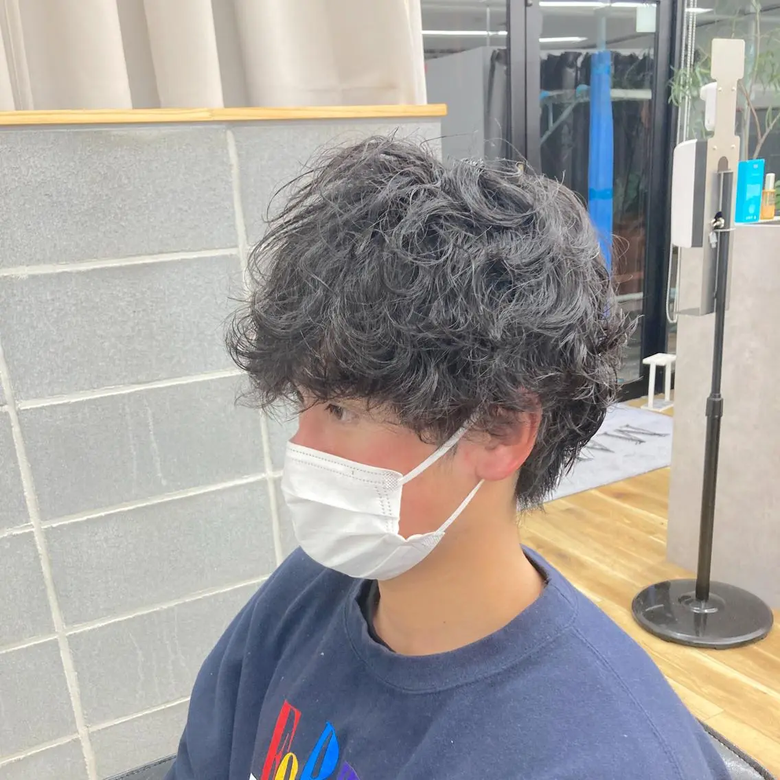 【メンズ限定】カット+波巻きパーマ+シャンプー+ブローの写真