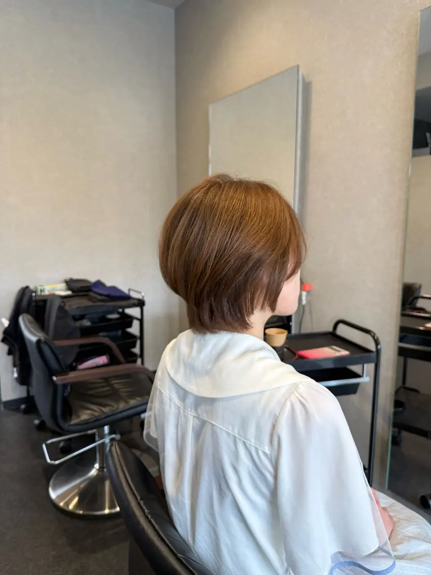 ショート 髪質改善⚡️カラー 🍀武久 誠🍀のヘアスタイル