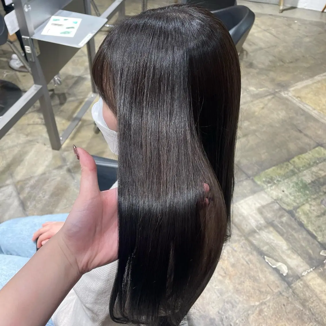 ロング 𝙃𝘼𝙍𝙐🎀 韓国×エクステのヘアスタイル