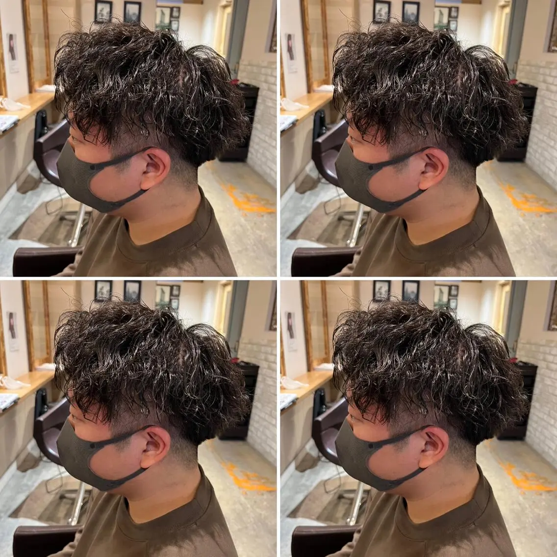 パーマ メンズ カット ヘアセット メンズパーマ特化 望月謙二郎のヘアスタイル