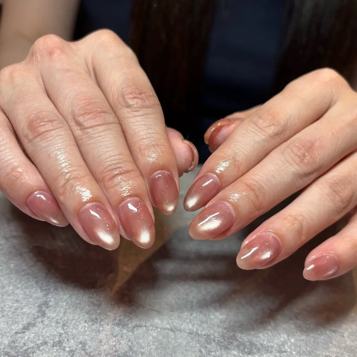 ネイル 氷ネイル・うるうるネイル ハンドネイル H. Miyuのネイルデザイン