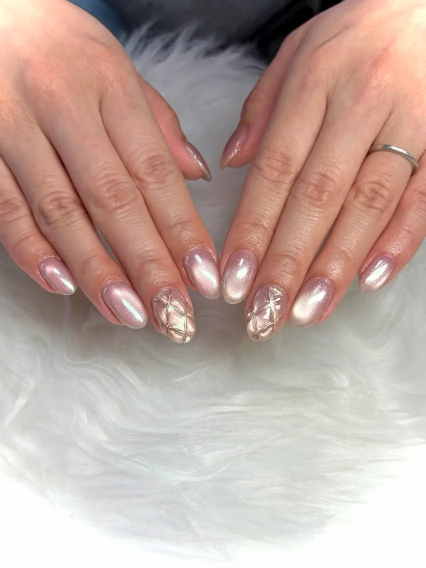 ネイル マグネットネイル 冬ネイル Nail room Aのネイルデザイン