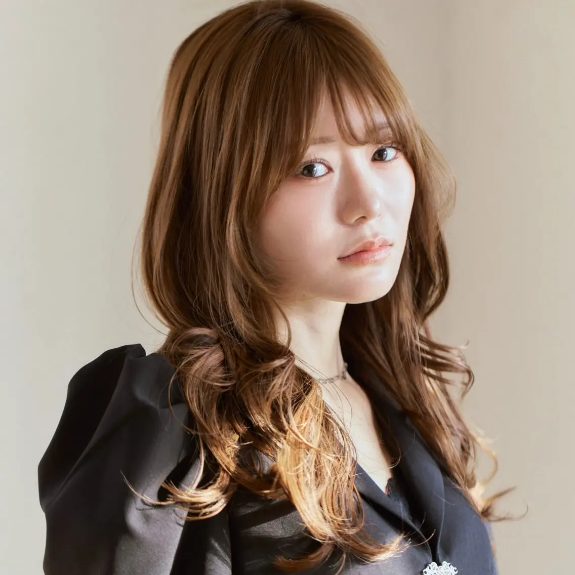 ロング カラー ベージュカラー 透明感カラー くびれヘア レイヤーカット カット ヘアカラー ✨ブリーチカラー /菜月‪‪✨のヘアスタイル
