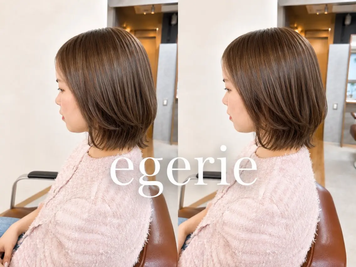 ショート カラー ボブ 髪質改善 トリートメント カット ヘアカラー トリートメント 恵比寿/KOTA/ ボブ/髪質改善のヘアスタイル