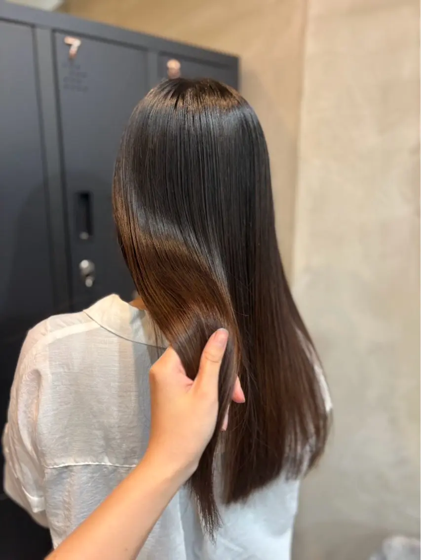 縮毛矯正の写真