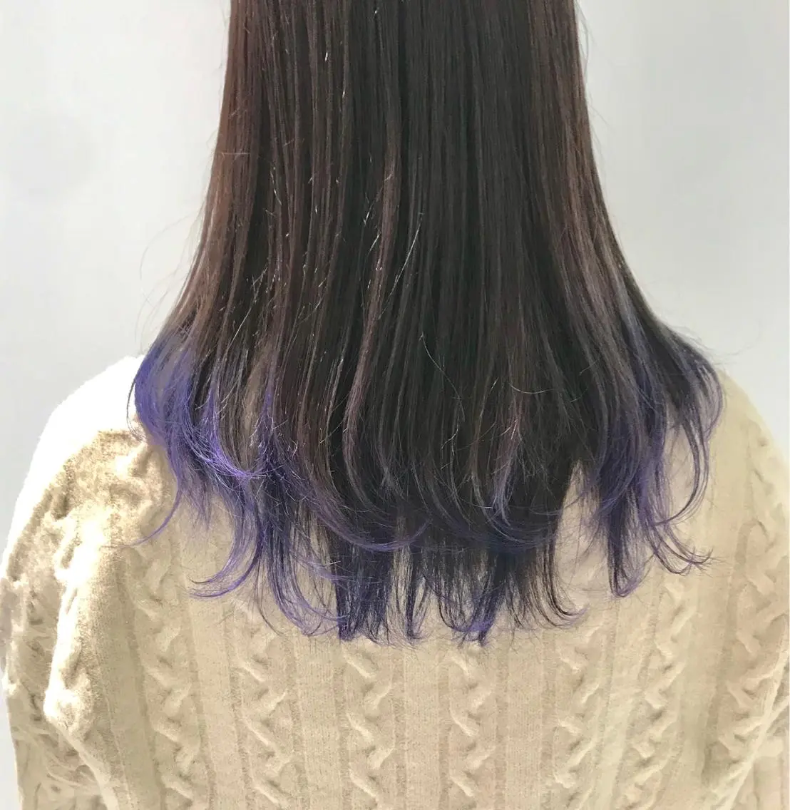 ミディアム ヘアカラー 加藤 憂のヘアスタイル