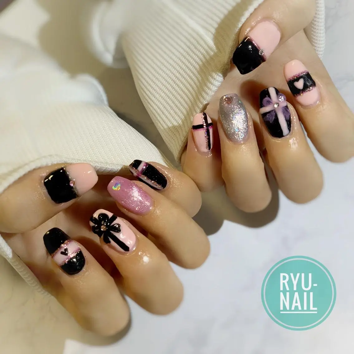 ネイル ハンドネイル Ryu-nail 對馬　琴美のネイルデザイン