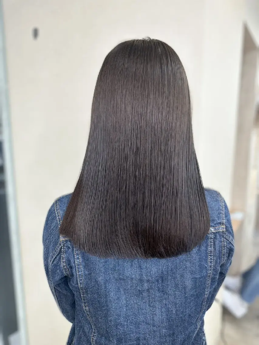 【🔲クセをしっかり伸ばしたい方へ🔲】縮毛矯正+トリートメントの写真