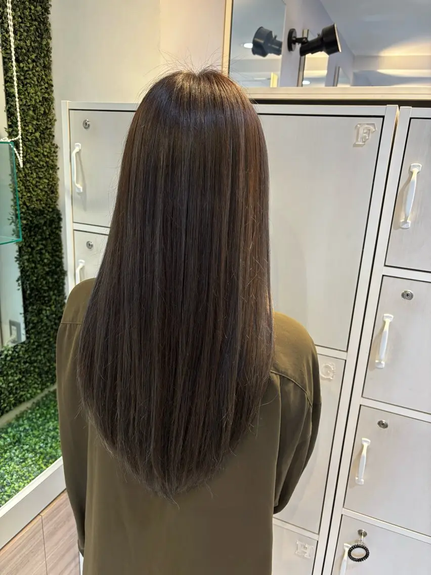 ロング カラー ハイライトカラー ハイライト ヘアカラー le  jardin ノン🚀のヘアスタイル