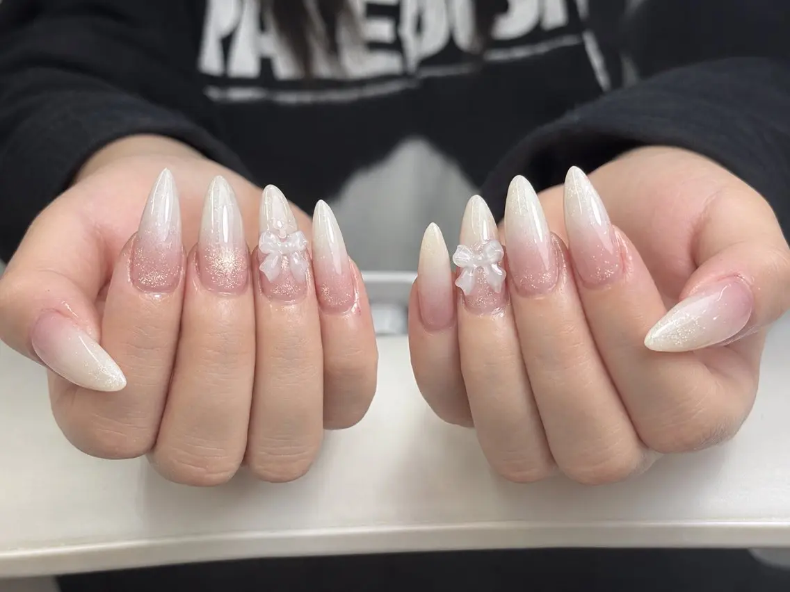 ネイル チークネイル ドット フットネイル フレンチネイル グラデーション NOMI 川越東口ネイルサロンのネイルデザイン