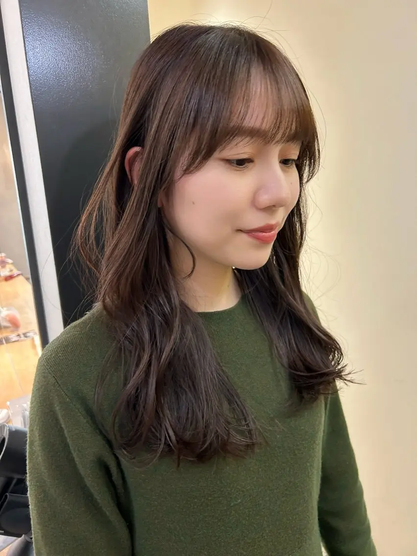 ロング カラー ベージュカラー ブラウンカラー ブラウンベージュ hubhair レイヤー/透明感のヘアスタイル
