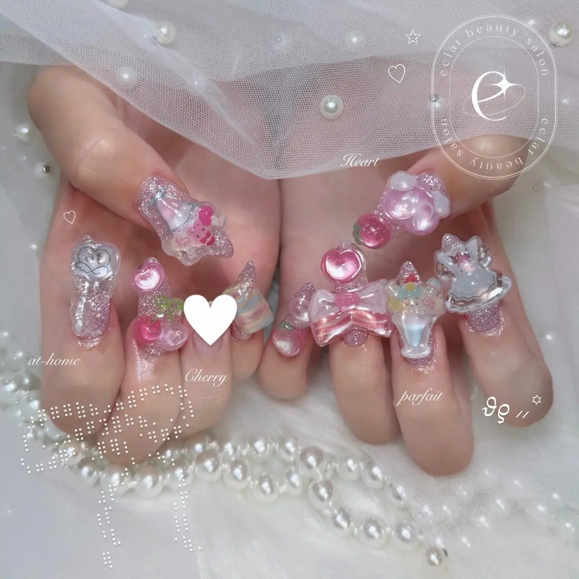 ネイル ハンドネイル eclat Kaedeのネイルデザイン